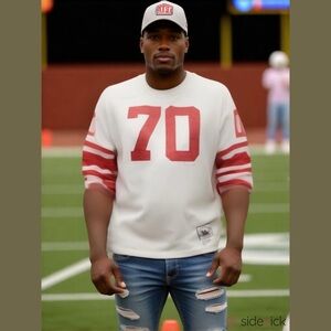 Mitchell & Ness Nostalgia SAM HUFF NY Giants 70 football jersey 1956 throwback